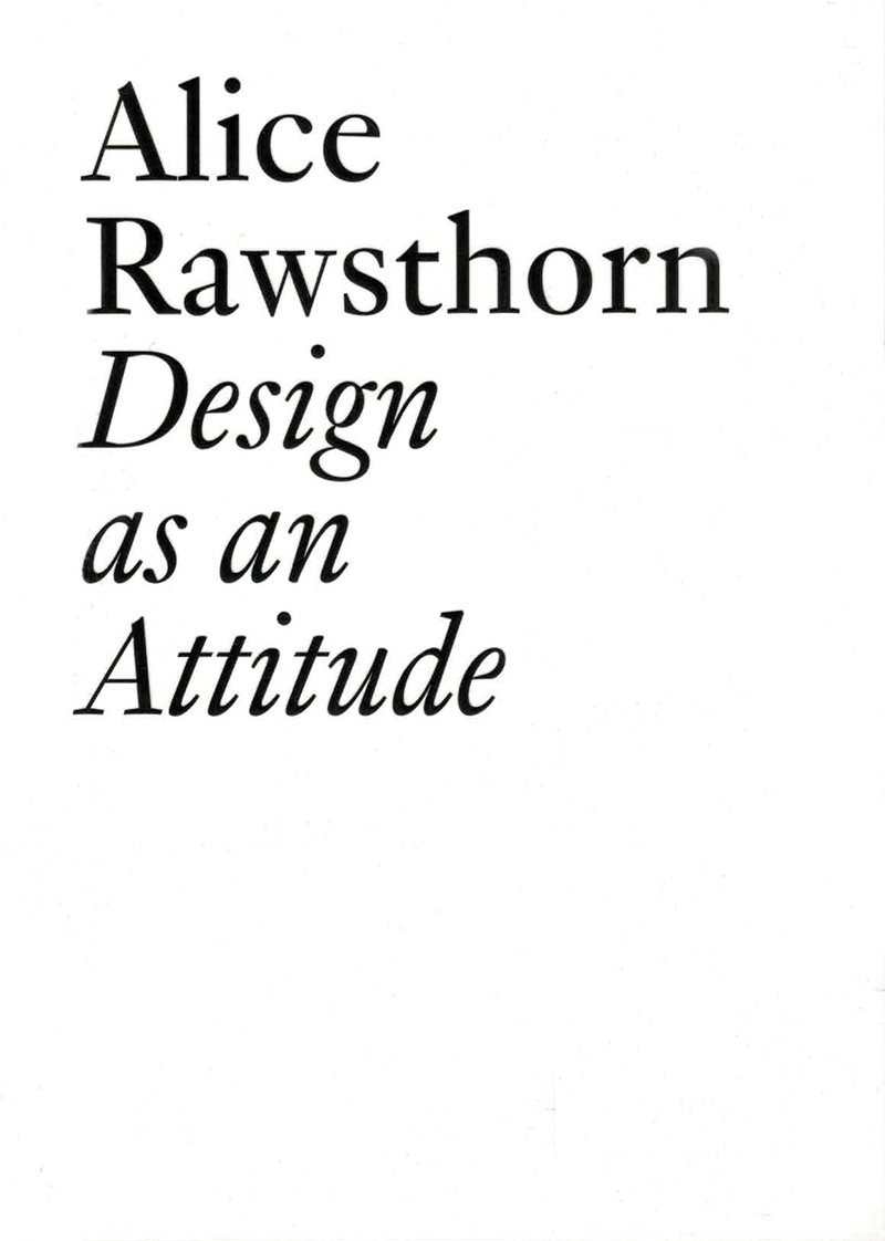 Design as an attitude