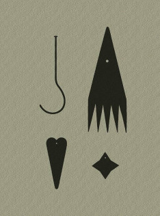Hook hand heart star Hook hand heart star